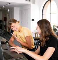 Modern business workspace